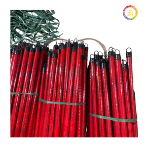 Wooden Broom Handle PVC <b>Covered</b> Wooden Broom Handle For Floor Squeegee Durable Timber Pole For Industrial Cleaning Brushes - Product Image 4