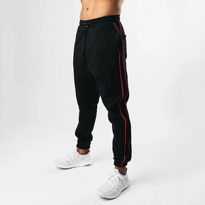 OEM Custom Streetwear Sweatpants Cotton Casual Jogger Mens Stacked <b>Pants</b> With Bottom Zipper Opening - Product Image 6