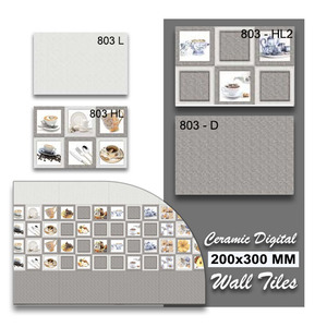 Chất Lượng Tốt Nhất 200X300Mm Gốm Tường Gạch Tráng Men Đá Cẩm Thạch Cái Nhìn Thiết Kế Nội Thất Sử Dụng Phòng Tắm Nhà Bếp Gạch Cho Tường Kích Thước Nhỏ Gạch - Product Image 3