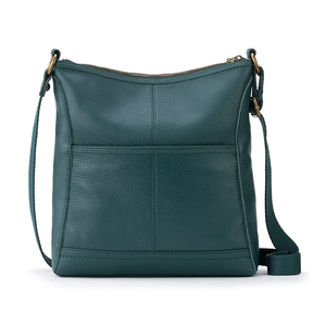 Iris Leather Cross Body Leather Bags Main <b>Zipper</b> Closure and Front <b>Zipper</b> Pocket With Back Slide Pocket by Maximize Wear - Product Image 3