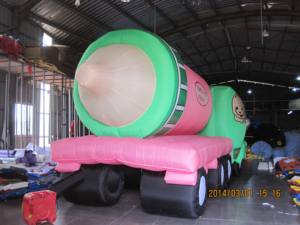Camion gonflable électrique avec bouteille de lait pour la publicité de marque, type ballon, utilisant une pompe à air - Product Image 2
