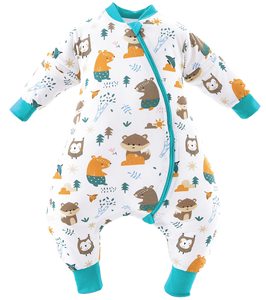 Conjunto de pelele de verano para bebé, con cierre de cremallera, 100% algodón, para niñas de 0 a 24 meses, suave, transpirable, ligero, informal, para uso diario - Product Image 1
