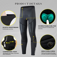 Vêtements de sport pour le cyclisme en montagne, VTT, descente, automne, fitness, pantalon de vélo rembourré long, unisexe, grande taille