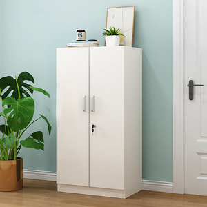 Высокий высокий запираемый шкаф из МДФ, шкаф для хранения с дверцами, большой вместимости, офисный шкаф, индивидуальная мебель