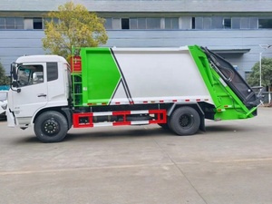 Camion compacteur de déchets DONGFENG 4x2 15cbm pour la gestion des déchets municipaux, compacteur hydraulique de déchets avec chargeur arrière, prix - Product Image 5