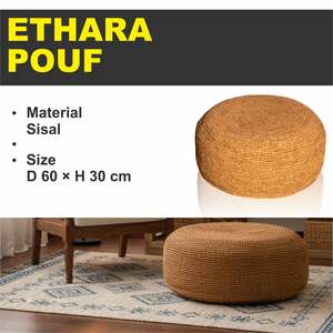 Puf de Sisal Artesanal ETHARA - Product Image 2