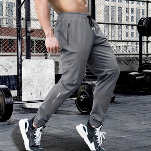 กางเกงออกกำลังกายแบบลำลองสำหรับผู้ชายกางเกงออกกำลังกายมีกระเป๋าแบนกางเกงออกกำลังกายกางเกงวิ่งกลางแจ้งเล่นกีฬาระบายอากาศได้ดี - Product Image 5