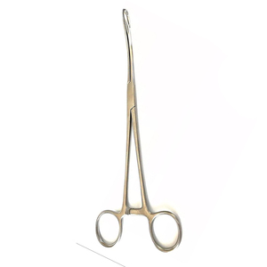 Pinzas Quirúrgicas para Esponjas MEDIHEAL SURGICAL CORPORATION, Modelo MMSC-H-5154, 10 Pulgadas, Curvas, Dentadas, Acabado Mate, Acero Inoxidable Alemán - Product Image 4