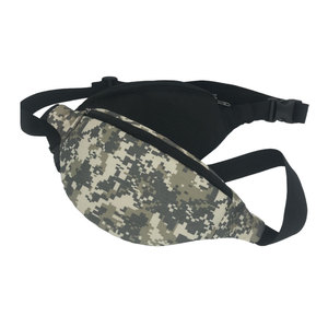 Riñonera negra de buena calidad duradera a la moda 2024 de poliéster para hombre riñonera con logotipo personalizado hecho en Vietnam - Product Image 5