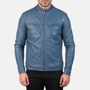 Chaqueta de Motociclista de Cuero Genuino para Hombre, Diseño Personalizado al por Mayor, Original, de Piel de Vaca, Impermeable, Transpirable, Cálida para Invierno - Product Image 3