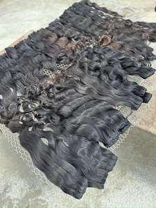 Cheveux bouclés indiens bruts de qualité supérieure 16 pouces 100% cheveux humains vierges pour la coiffure de perruques et la vente en gros au meilleur prix - Product Image 5