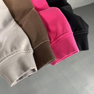 Personnalisé Vintage Acide Lavé Double Fermeture Éclair À Capuche Pull Hommes Blanc Poids Lourd Uni Coton Éponge Française Soleil Délavé Hoodies - Product Image 6