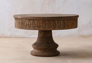 Elegante Soporte para Pastel de Madera con Base Resistente, Adecuado para Exhibición de Pasteles de Boda y Ocasiones Festivas - Product Image 5