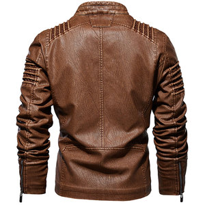 Chaqueta de Cuero de Nuevo Diseño, Precio al por Mayor, Chaqueta de Cuero con Logotipo Personalizado, Chaqueta de Cuero para Venta en Línea - Product Image 3