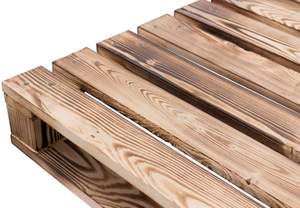 Juego de 4 Paletas de Madera Estilo Shabby Chic, Reemplazo de Mesa Desechable, Acabado Flameado - Product Image 3