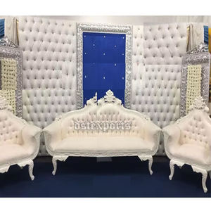 Magníficos Paneles de Cuero Tufted para Decoración de Escenarios de Boda, Decoración de Escenarios de Boda en Tendencia, Juego de Sofás para Boda en Australia - Product Image 1