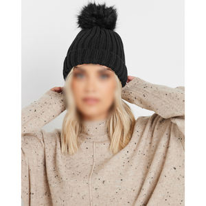 Bonnets d'hiver chauds de haute qualité pour hommes et femmes, broderie personnalisée, tricot doux, chapeaux d'hiver, vêtements de ski et de snowboard en plein air - Product Image 1