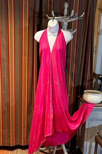 2025 cravate teinture Maxi robe dernière arrivée cravate et teint sans manches vêtements de plage longue Maxi tenue de soirée robe en gros vacances d'été - Product Image 2