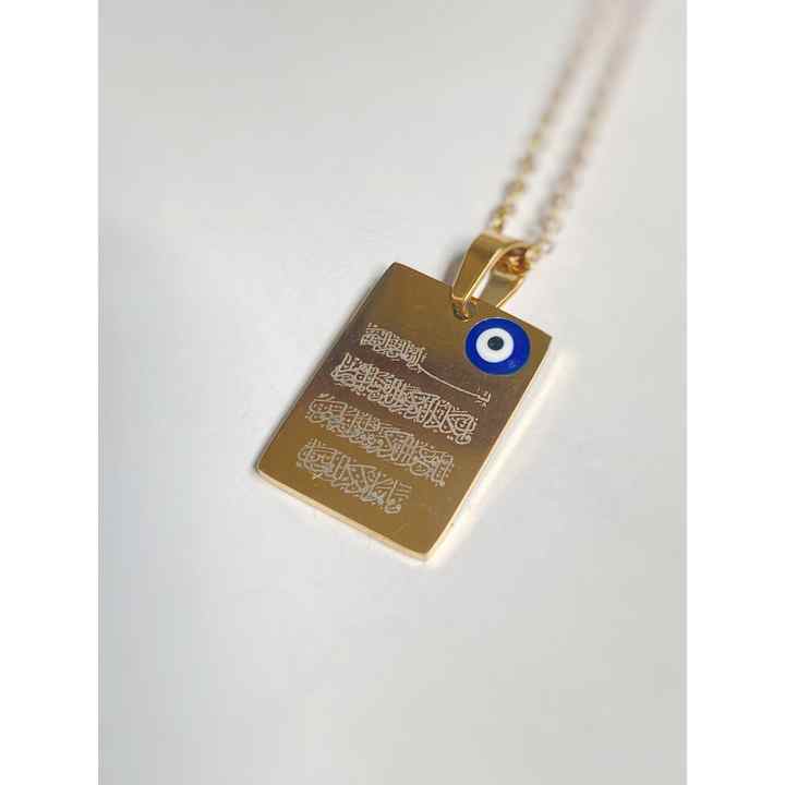 Evil Eye Verse Necklace