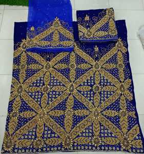 Vestido Africano George con Mangas Largas y Bordado, Tela Ecológica, Elegante, para Todas las Temporadas, Ropa de Mujer - Product Image 4