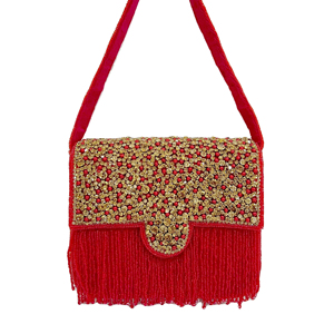 Stylish Clutch Bag with Detachable Pearl Strap for Timeless Sophistication & Versatile Glamour - Product Image 1