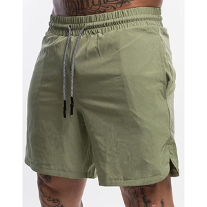 Pantalones Cortos Deportivos para Hombre, Talla Grande, de Poliéster, Color Sólido, para Correr, Gimnasio, Cintura Elástica, Secado Rápido, Ecológicos - Product Image 2