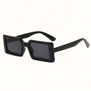 Lunettes de soleil tendance 2022 pour femmes, vente en gros, boutique, pas chères, petites, roses, carrées, rectangulaires, blanches, vertes, en polycarbonate - Product Image 4