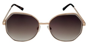 Lunettes de soleil à verres géométriques en métal - Product Image 2