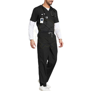 Design Men Joggers <b>Set</b> Medical Scrub Suits Short Sleeve Medical Scrub Suits <b>Sets</b> <b>On</b> Sale - Product Image 4