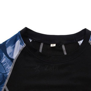 OEM Service Premium Quality Eco-Friendly Customized Colors MMA Rash Guards Full Sleeve <b>Custom</b> Logo Daily Use 100% Polyester - Product Image 3