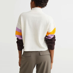 Arrivée chaude Femmes À Manches Longues O Cou Pull À Vendre Complet Personnalisé Logo Coton Dames Pull - Product Image 2