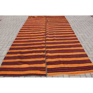 พรมปู10.8ft ขนาดใหญ่สีส้มแดงคลาสสิกวัสดุ PP ความหนา10มม. พรมยางเย็บปะติดปะต่อกันทรงสี่เหลี่ยมผืนผ้า - Product Image 1