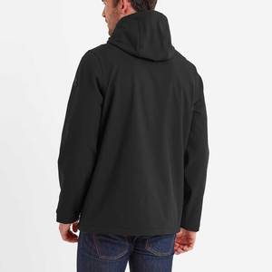 Vente en gros Veste Softshell pour homme coupe-vent imperméable, Manteau à capuche doublé polaire chaud pour l'extérieur, randonnée et hiver Logo personnalisé OEM - Product Image 4
