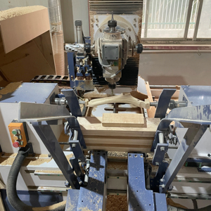 <span class=keywords><strong>5</strong></span> trục tự động quay máy tiện cho phòng ăn Hiện Đại Đồ nội thất bắc Âu ghế bành khung gỗ rắn nhà hàng ghế - Product Image 1