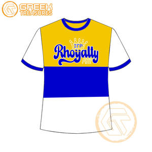 Venta al por mayor Sigma Gamma Rho mujeres camiseta hermandad ropa algodón Jersey alta calidad transpirable camiseta mujeres ropa griega - Product Image 2