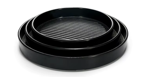 Assiettes de service rectangulaires modernes en mélamine noire pour restaurant, lavables, pour desserts et sushis, personnalisables - Product Image 3