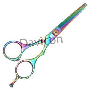 Ciseaux de coiffure professionnels de haute qualité en acier inoxydable NOUVELLE CONCEPTION NOIR ENDUIST PAR DAVICON ENTERPRISES - Product Image 4