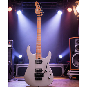 Guitarra Eléctrica de Cuerpo Sólido, Cuerpo de Aliso, Mástil de Arce Flameado Tostado, Trastes Jumbo de Acero Inoxidable, Trémolo Floyd Rose, Pastillas de Diseño Estadounidense - Product Image 2