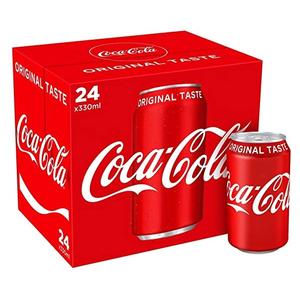 Toptan Coca Cola 330ML alkolsüz içecekler toptan kutular cola içecekler egzotik içecekler soda gazlı içecekler