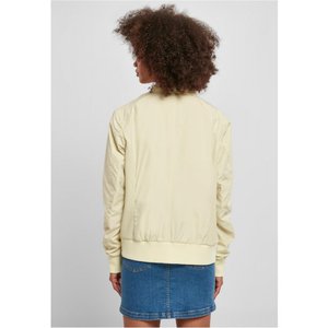 Chaqueta de satén básica Vintage de otoño para mujer al por mayor, chaquetas de satén cómodas ligeras, amarillo suave de secado rápido con cremallera - Product Image 2
