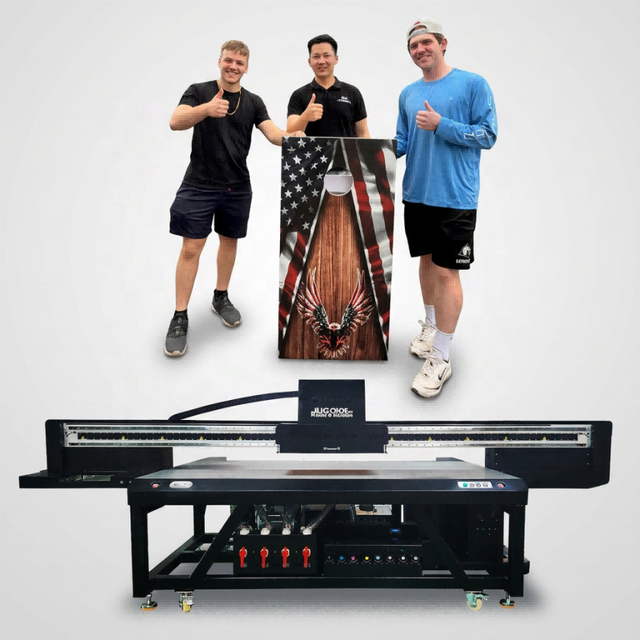 Jucolor All Size Available Large Format 2513 8*4 Feet Flatbed Uv Printer Ricoh Gen6 Industrial UV Printer for Acrylic Wood Metal