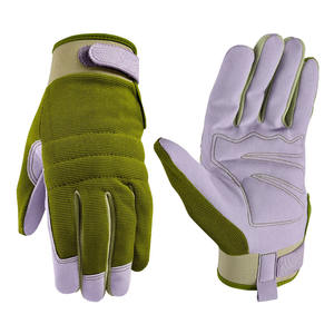 Guantes de Mecánico Ajustables con Palma Acolchada de Cuero Sintético de Alto Rendimiento, Resistentes al Calor y a las Perforaciones, Guantes de Jardinería - Product Image 3