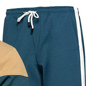 2025 OEM personnalisé blanc fermeture éclair 2 pièces ensemble survêtements hommes Streetwear ensembles français éponge coton à capuche pantalons de survêtement survêtement ensembles - Product Image 2