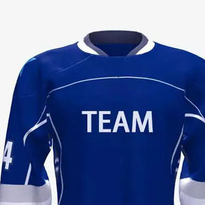 Maillot de hockey sur glace pour hommes et femmes, sweat-shirt de sport, lettres et chiffres cousus, maillot d'entraînement pour équipe de hockey sur glace - Product Image 3