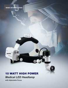 2.5X BINOCULAR วงเล็บผ่าตัดห่วงทันตกรรมพร้อมไฟ LED และแบตเตอรี่... - Product Image 2