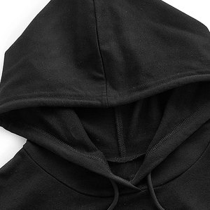 OEM Service Design Dames Pull À Capuche Crop Top Sweatshirts pour Adultes Dernière Collection Hiver Logo Personnalisé 100% Coton Haut - Product Image 3