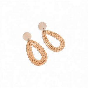 ต่างหูหวายทำมือ เครื่องประดับเส้นใยธรรมชาติสุดหรูจากเวียดนาม - Product Image 4