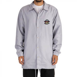 Veste légère pour hommes, manteau d'extérieur long en nylon imperméable pour entraîneurs avec logo sur le devant pour adultes, motif de lettres - Product Image 1