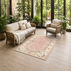RUGS DEPOT LXDP-0643 Wholesale Terracotta Gold Minimalist Designer Digital Printed Machine Washable Chenille Area Rug Non <b>Slip</b> - Product Image 6