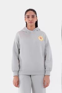 Sudadera con Capucha Corta para Mujer, Moderna y de Alta Calidad 2026, Algodón Suave de 500 g/m², Dobladillo Elástico, Ajuste Holgado, Informal para Uso Diario - Product Image 5